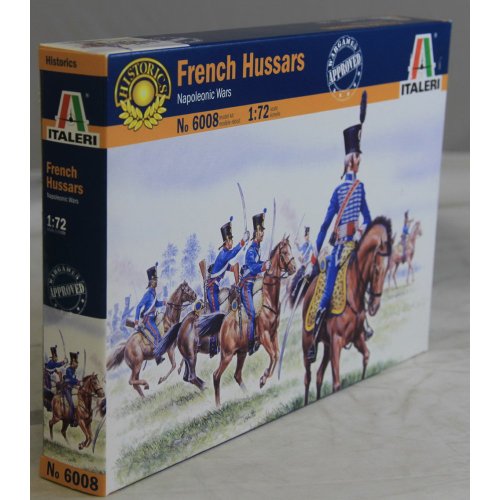 MRC Italeri 1/72 Napoleonic French Hussars - Plastic Toy Figures