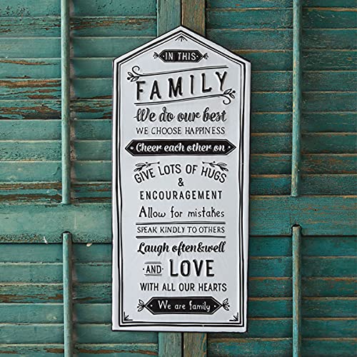 CTW Collection 440105 Family Rules Wall Sign