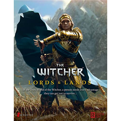 Goodman Games The Witcher: Lords & Lands by R. Talsorian Games ‚Äì A Witcher TRPG Expansion ‚Äì 4 Panel Cardstock DM Dungeon Master, GM Gamemaster Screen ‚Äì Board Game and Tabletop Gaming Accessories