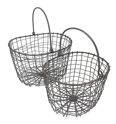 CTW Wire Nesting Baskets with Handles (set of 2)