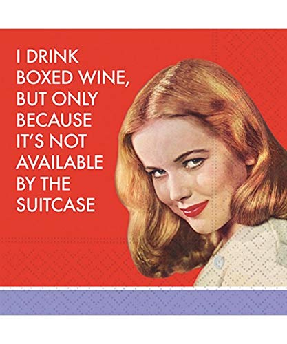 Design Design I Drink Boxed Wine Cocktail Napkins