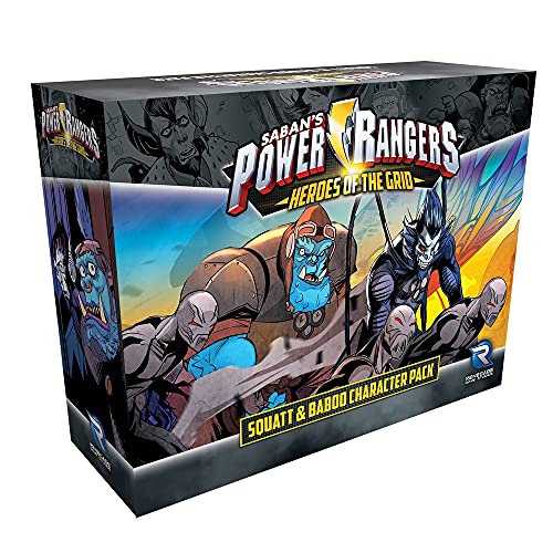 Renegade Game Studios Store Power Rangers Heroes of The Grid Squatt & Baboo Character Pack