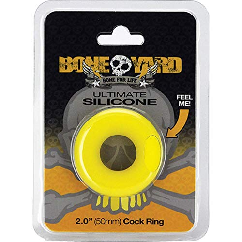 C1R Ultimate Silicone Cock Ring Yellow