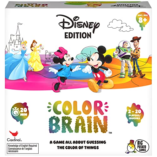 Spin Master Disney Colorbrain, The Ultimate Board Game for Families who Love Disney