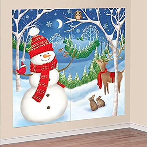 Amscan Winter Friends Scene Setters -65" x 33 1/2" | 1pc.