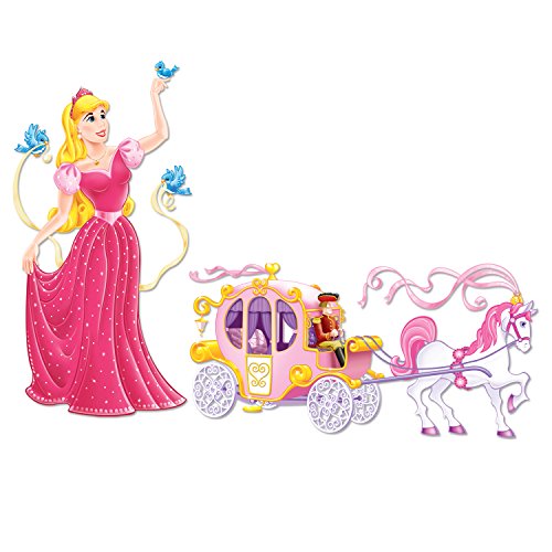 Beistle Princess & Carriage Props Party Accessory (1 count) (2/Pkg)