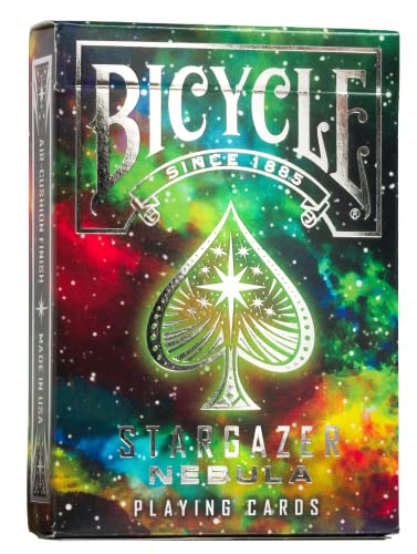 US Playing Card Bicycle Stargazer Nebula Playing Cards , Black