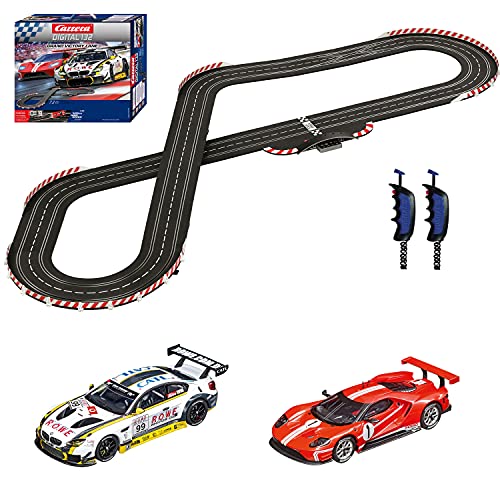 Carrera Digital 132 20030019 Great Victory Lane Digital Electric 1:32 Scale Slot Car Track Set for Racing up to 6 Cars at Once - Includes Two 1:32 Scale Cars & Speed Controllers Ages 8+