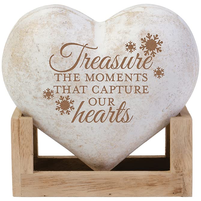 Carson Homes 70781 Treasure The Moments 3D Heart, 5-inch Height