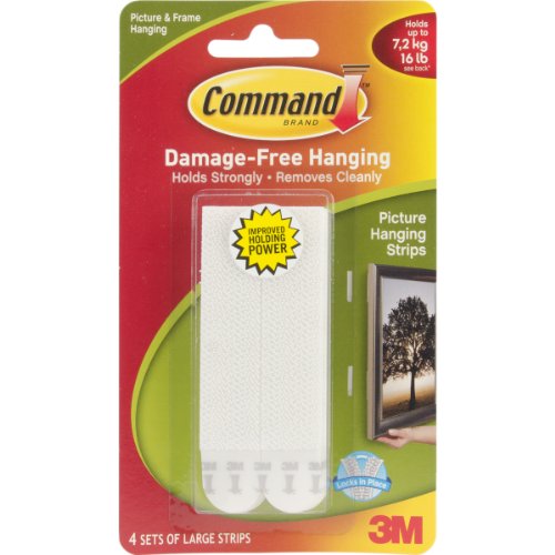 Pens Large Picture Hangers White