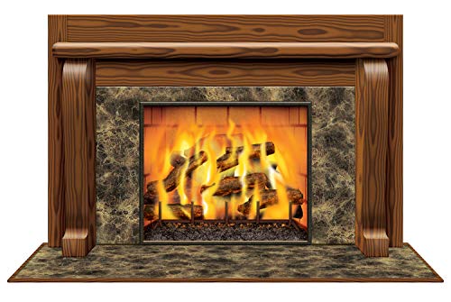 Beistle Fireplace Insta-View Party Accessory (1 count) (1/Pkg)