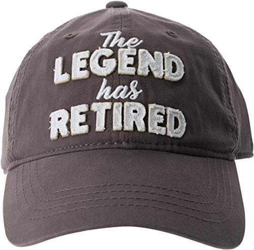 Pavilion Gift Company The Legend-Gray Adjustable Hat, One Size