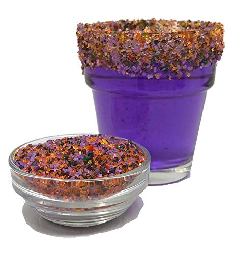 Ultimate Baker Snowy River Halloween Cocktail Sugar - Kosher All Natural Halloween Cocktail Rimmer and Coffee Rimmer (Halloween, 4oz Bag)