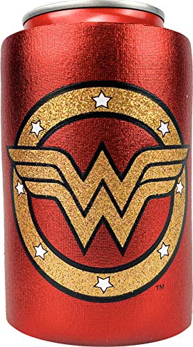 Spoontiques Wonder Woman Can Coolers, One size, Red