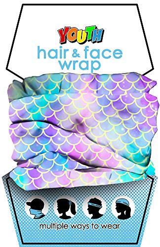 Spoontiques Spoontiques Mermaid Youth Hair/face Wrap, 1 count