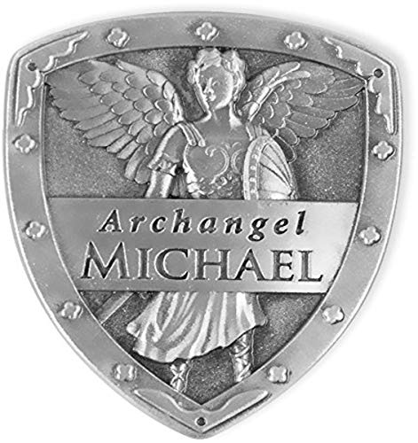 Quanta AngelStar 15513 Archangel Pocket Shield Token, 1-1/4 by 1-Inch, Michael