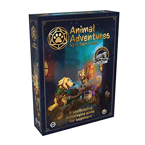 Steamforged Games Animal Adventures: RPG Starter Set (SFAA-SS) , Black