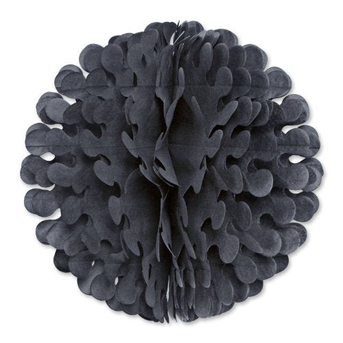 Beistle 1-Pack Tissue Flutter Ball, 14-Inch, Black