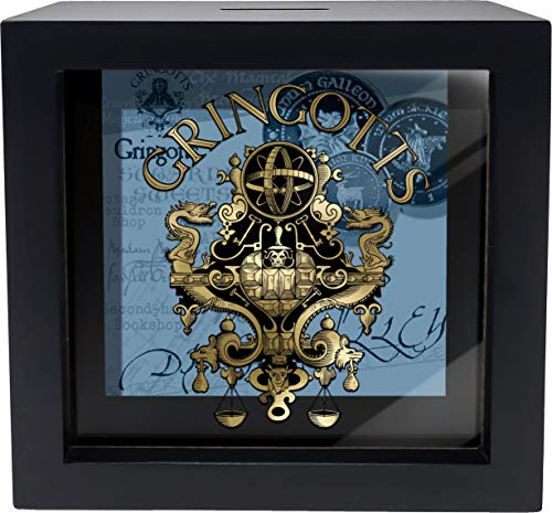 Spoontiques Gringotts Shadowbox Bank, Black