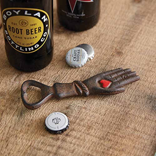 CTW 370760 Heart in Hand Bottle Opener, 5.75-inch Height