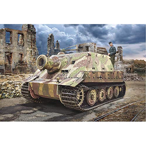 MRC Italeri ITA6573 1:35 38cm RW 61 auf Sturmmorser Tiger [Model Building KIT]