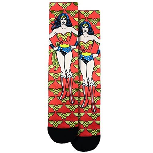 Spoontiques Fun Crew Socks, One Size Fits Most - Wonder Woman