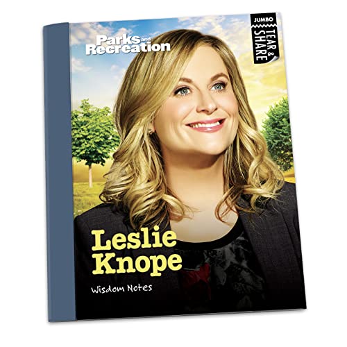 Papersalt Parks and Recreation Merchandise, Leslie Knope Jumbo Wisdom Notes Funny Quotes from Parks and Rec TV Series