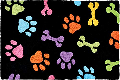 Jellybean Modern Indoor / Outdoor Mat Home Comfort Rugs 20" X 30" Rectangle Paws & Bones