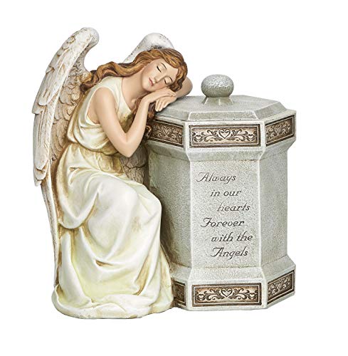 Roman Joseph's Studio "Always in Our Hearts Forever with The Angels Memorial Angel Box, 11.75-Inch