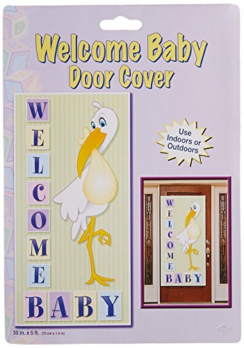 Beistle It's A Boy Door Cover Party Accessory (1 count) (1/Pkg)