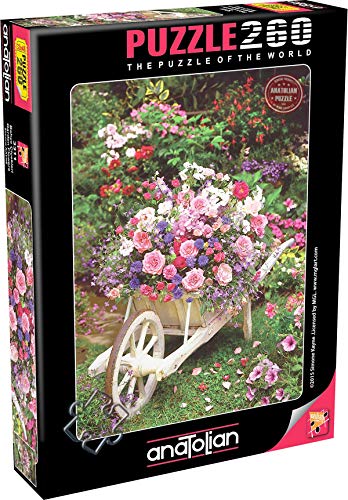Anatolian Puzzle Garden Flowers Jigsaw Puzzle (260 Piece)