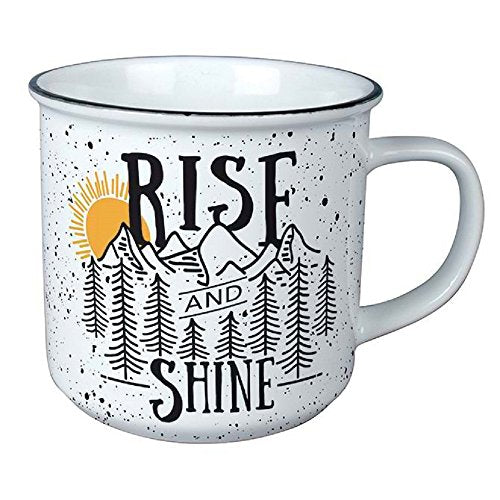 Carson Porcelain Rise And Shine Vintage Mug Drinkware