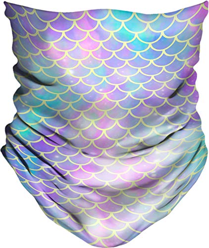 Spoontiques 20091 Youth Gaiter Face Cover (Mermaid)