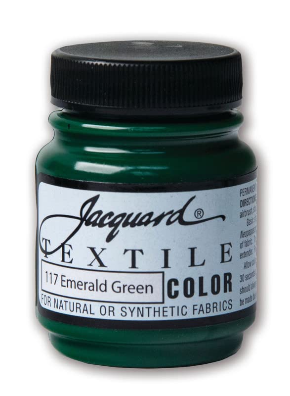 Jacquard Textile Paint 2.25 Oz Emerald Green