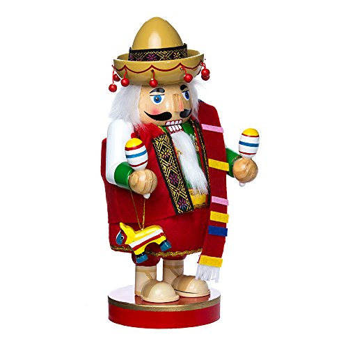 Kurt Adler Chubby Mexican Nutcracker, 10.25-Inch
