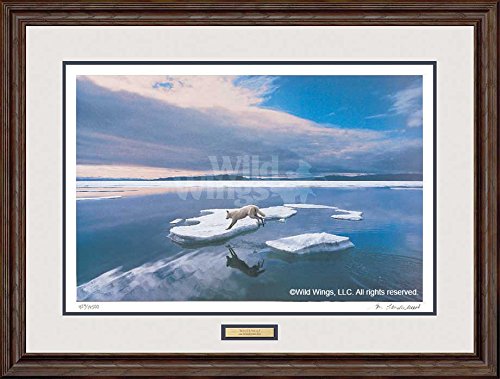 Wild Wings(MN) White Wolf Framed Limited Edition Print by Jim Brandenburg