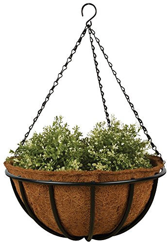 Esschert Design Metal Hanging Basket 14"