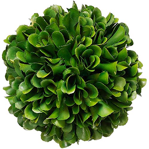 A&B Home 4" Faux Boxwood Topiary Ball Botanical/Green