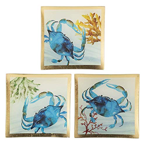 Ganz CB173444 Decorative Blue Crab Trinket Dish, Pack of 6