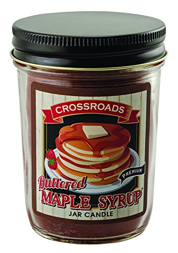 Crossroads CWI Gifts Buttered Maple Syrup 6oz Jar Candle