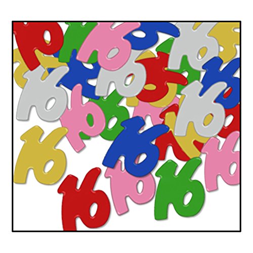 Beistle Fanci-Fetti 16 Silhouettes (multi-color) Party Accessory  (1 count) (.5 Oz/Pkg)