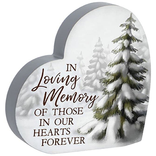 Carson Home In Loving Memory Heart Sitter, 6-inch Height