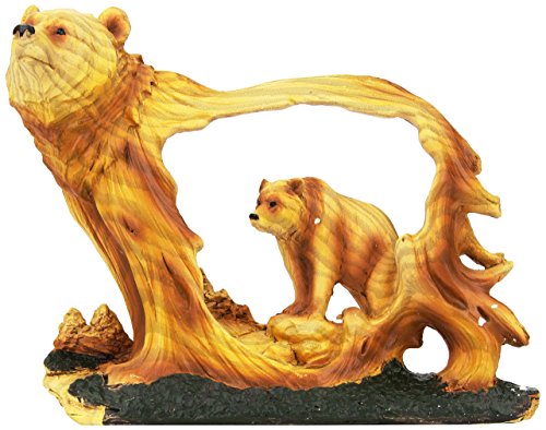 Unison Gifts 4.5" Bear Woodlike Carving