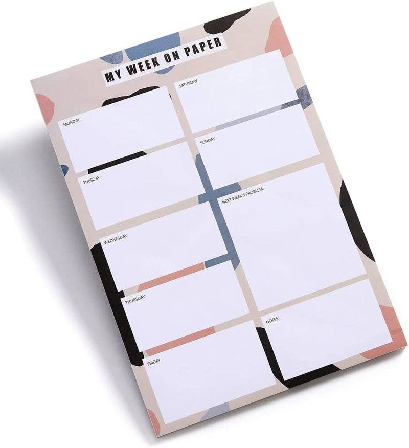 Giftcraft 094875 Weekly Planner Pad, 11.7-inch Length, Paper