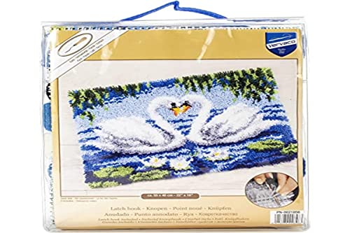 Vervaco Swan Lake Latch Hook Kit - Latch Hook Kit