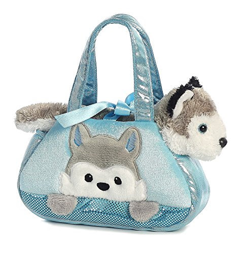 Aurora World Fancy Pals Pet Carrier, Peek-A-Boo Husky