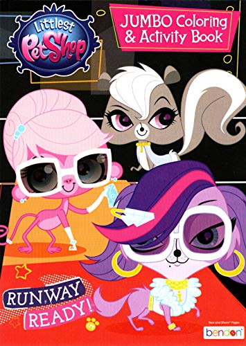 UPD Hasbro Littlest Pet Shop Jumbo Coloring & Activity Book - Run Way Ready!