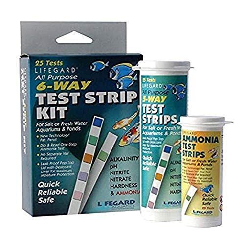 Lifegard Aquatics Lifegard Test Strips Aquatics 6 Way All Purpose Test Kit