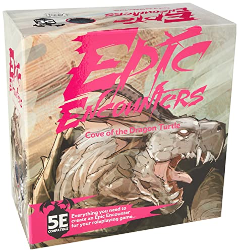 Steamforged Games Epic Encounters: Cove of The Dragon Turtle ‚Äö√Ñ√¨ 1 Huge Highly Detailed Unpainted Miniature ‚Äö√Ñ√¨ Dungeons and Dragons 5e Compatible Expansion by Steamforged Games ‚Äö√Ñ√¨ TTRPG DND D&D ‚Äö√Ñ√¨ Ages 14+