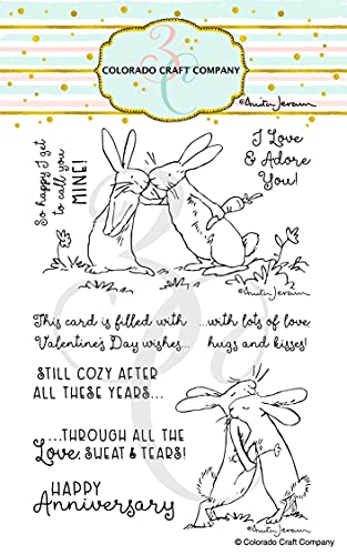 Colorado Craft Company Clear Stamps 4"X6"-Lots of Love-by Anita Jeram